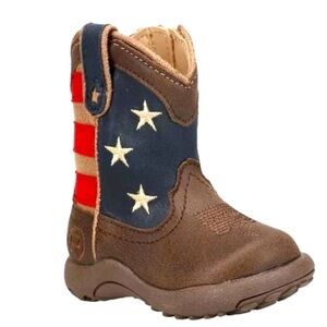 Roper Infant Boots - American Patriot - Brown